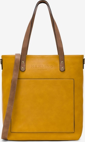 Herling Shopper 'Poussin' in Yellow: front