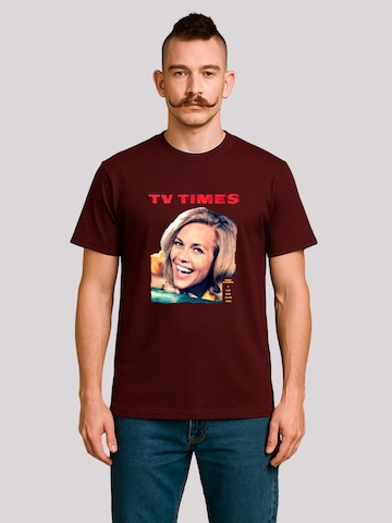 T-Shirt 'TV Times Honor Blackman 1964 Cover' F4NT4STIC en rouge : devant