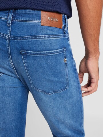 BOSS Regular Jeans 'H-Delaware' in Blau