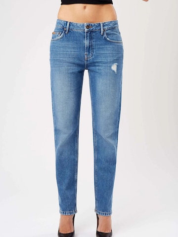 No44 - Loosefit Vaquero 'Boyfriend Jean' en azul: frente