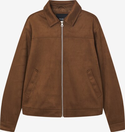 Pull&Bear Veste mi-saison en marron, Vue avec produit