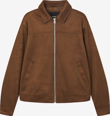 Pull&Bear Between-season jacket in Brown: front