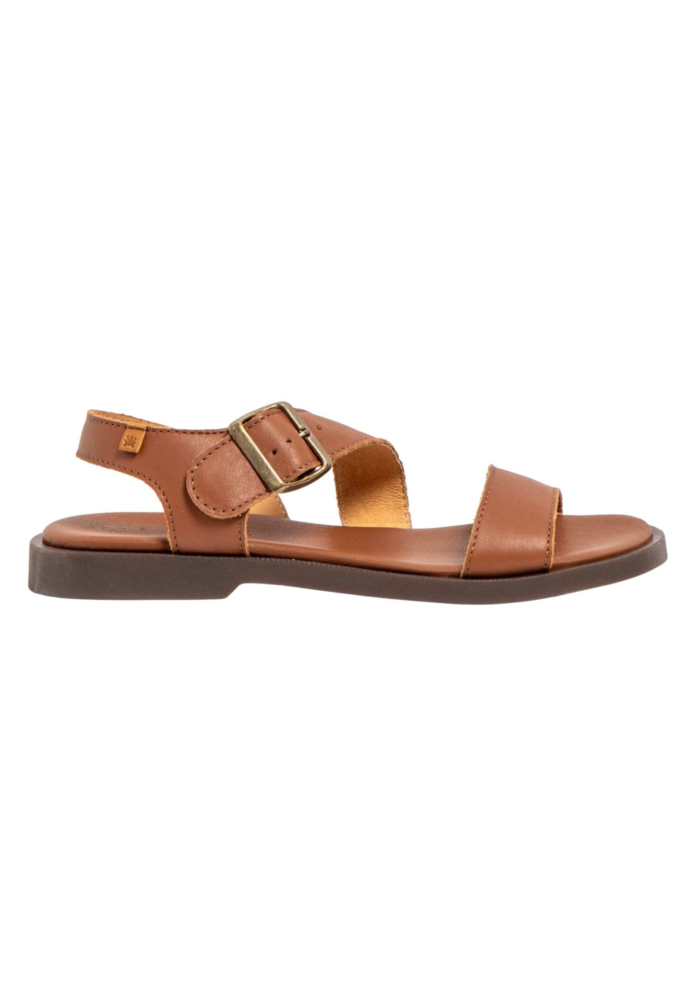 Sandales EL NATURALISTA en marron : devant