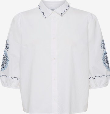 Camicia da donna 'Lavya' di SAINT TROPEZ in bianco: frontale