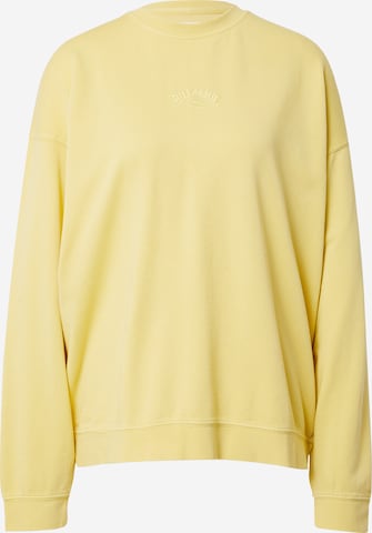 BILLABONG Sweatshirt 'Ride In' in Yellow: front