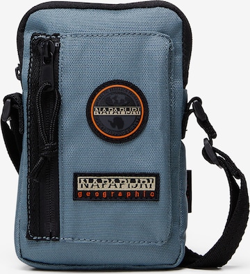 NAPAPIJRI Olkalaukku 'H-Voyage' värissä sininen: etupuoli