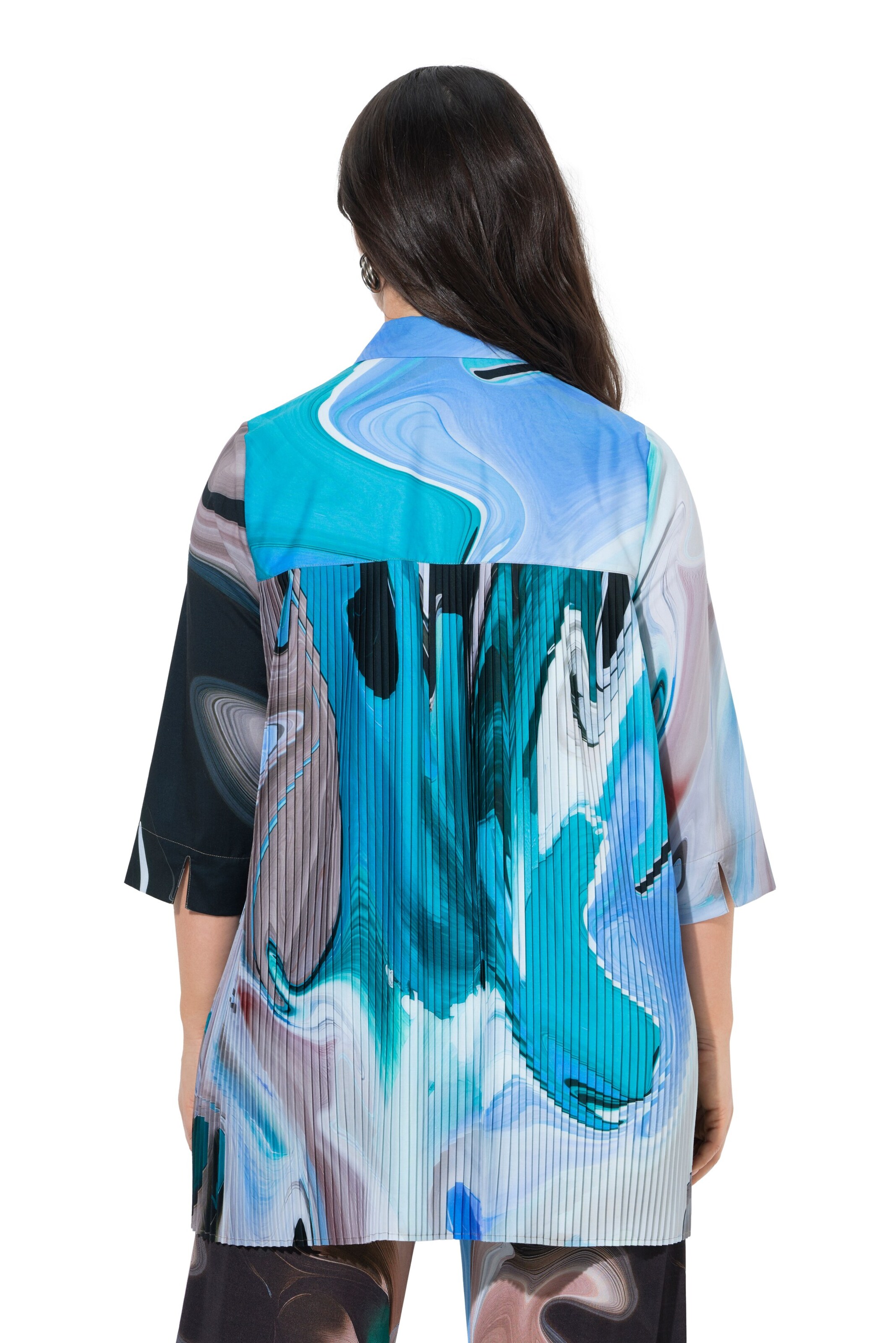 Ulla Popken Bluse in Blau