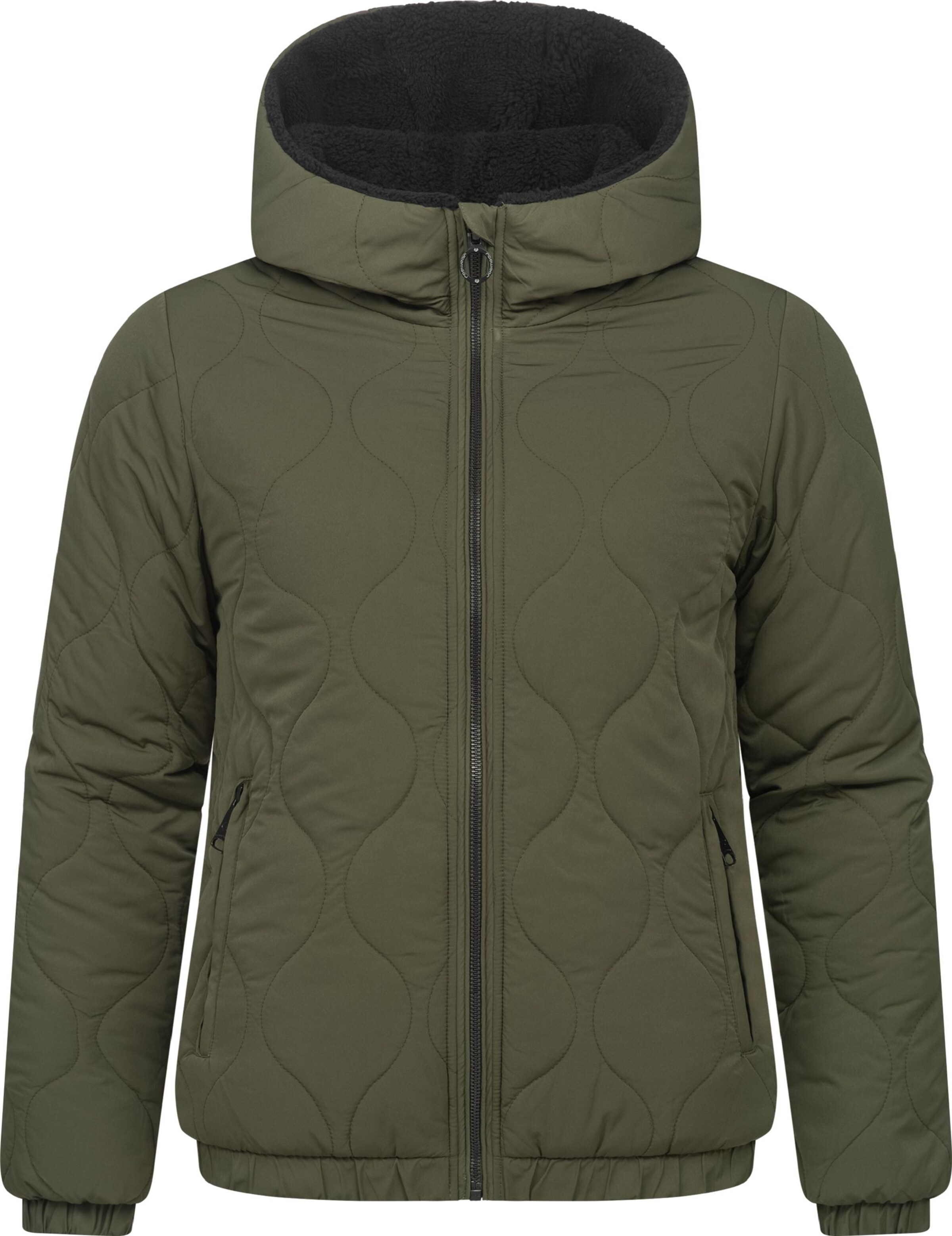 Ragwear Winter jacket 'Qaria' in Green