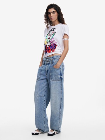 Tricou 'Arty ' de la Desigual pe alb