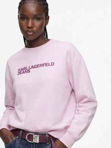Sweat-shirt 'Essential' KARL LAGERFELD JEANS en violet
