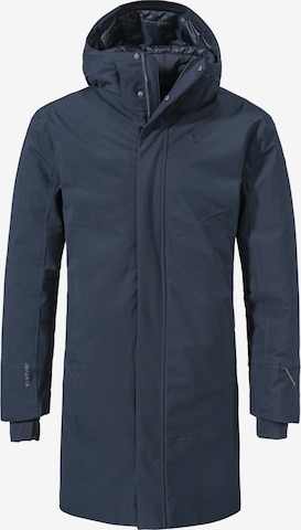 Schöffel Winterparka in Blauw: voorkant