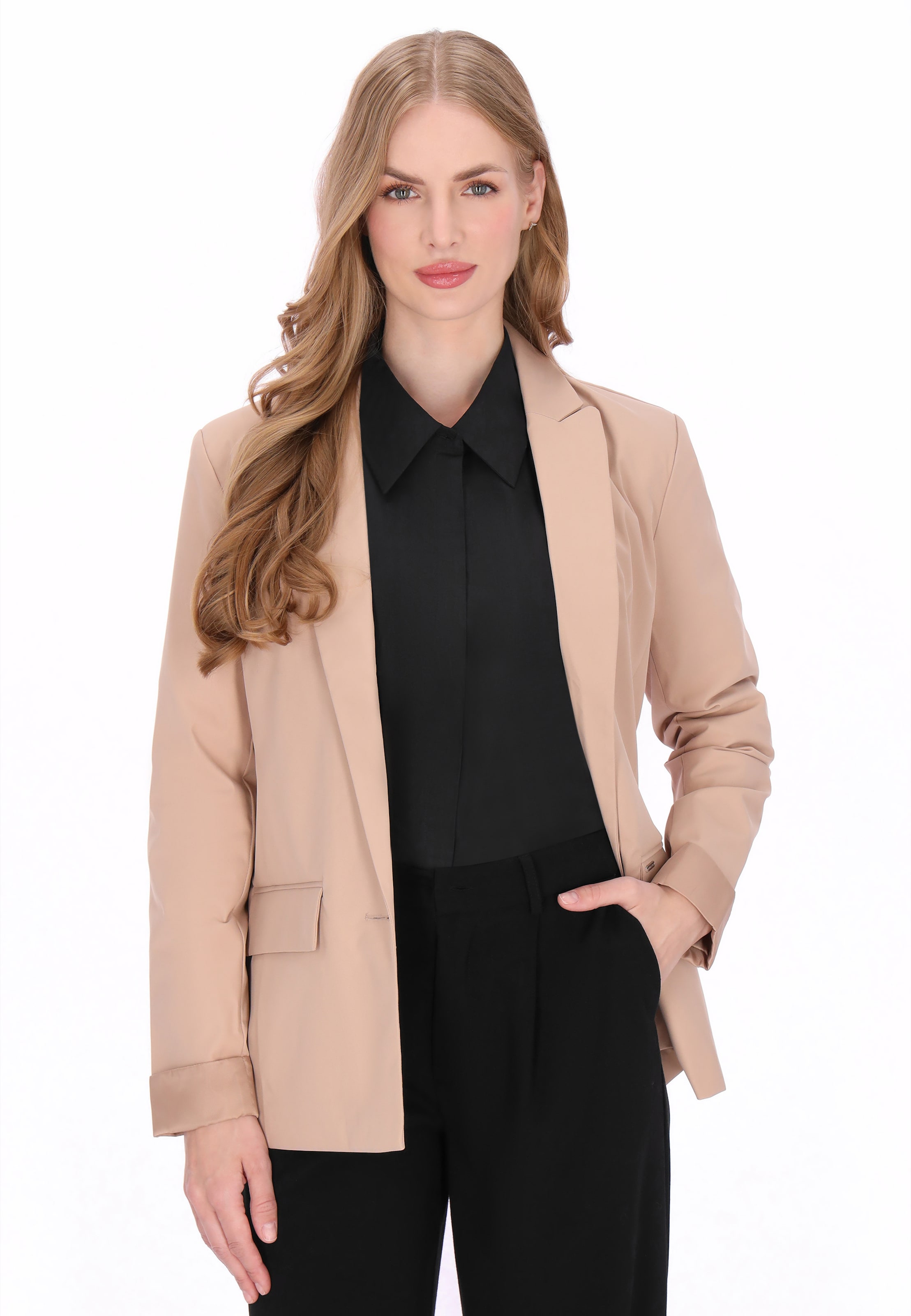 Blazer 'Classic' DreiMaster Klassik en beige : devant