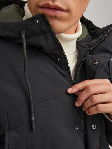 JACK & JONES Winter Parka 'Winner' in Black