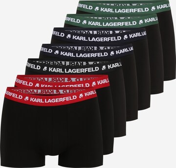 Karl Lagerfeld - Calzoncillo boxer en negro: frente