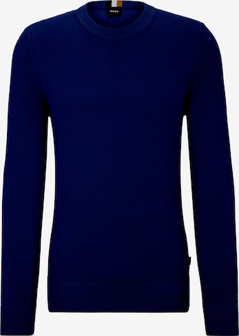 BOSS Sweater 'Ecaio-P' in Blue: front