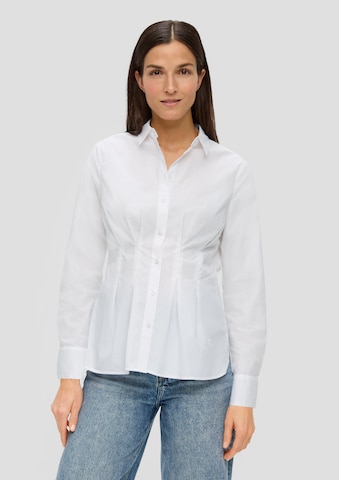 s.Oliver - Blusa em branco: frente