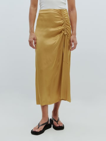 EDITED Spódnica 'Madlin' w kolorze żółty: przód