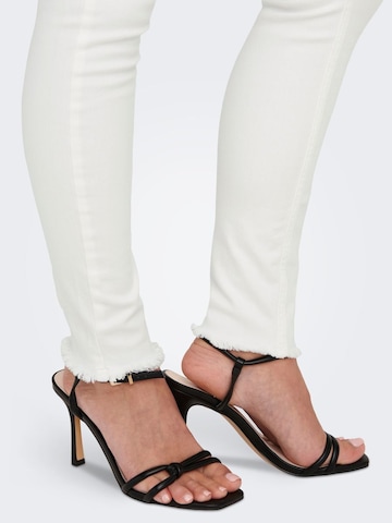 ONLY Skinny Jeans 'Blush' in White