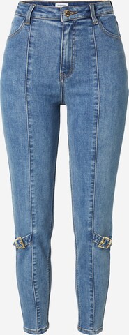 Hoermanseder x About You Slim fit Jeans 'Iris' in Blue: front
