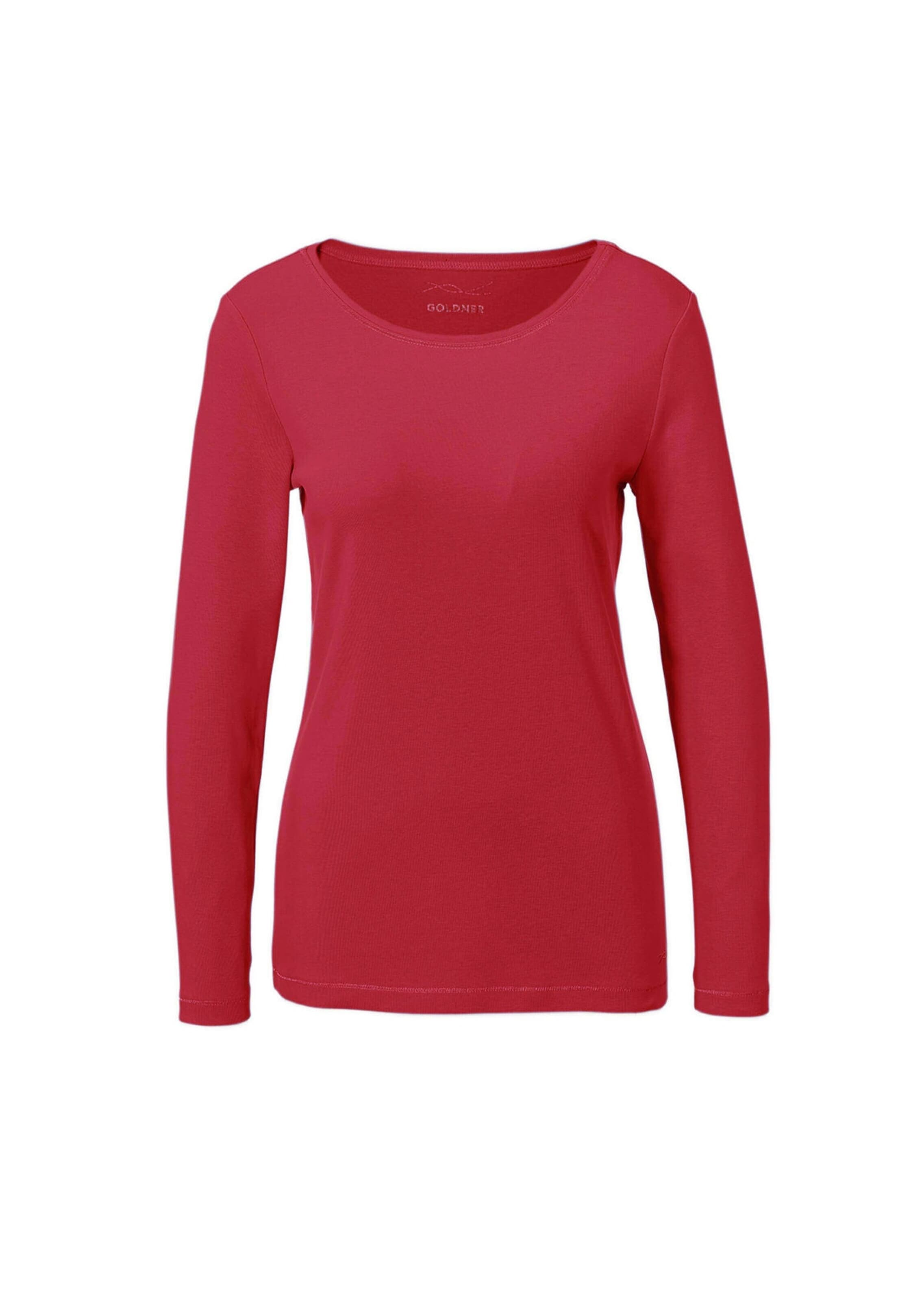 Goldner Shirt in Rood: voorkant