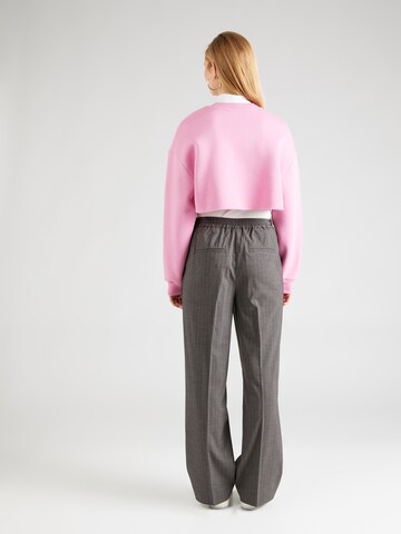 Regular Pantalon à plis 'LUCINDA' VILA ROUGE en gris