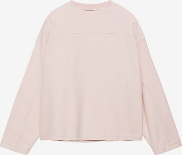 Pull&Bear Tréning póló 'STWD' - rózsaszín: elől