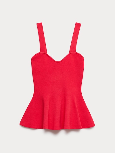 Marks & Spencer Gebreide bodywarmer in de kleur Rood, Productweergave