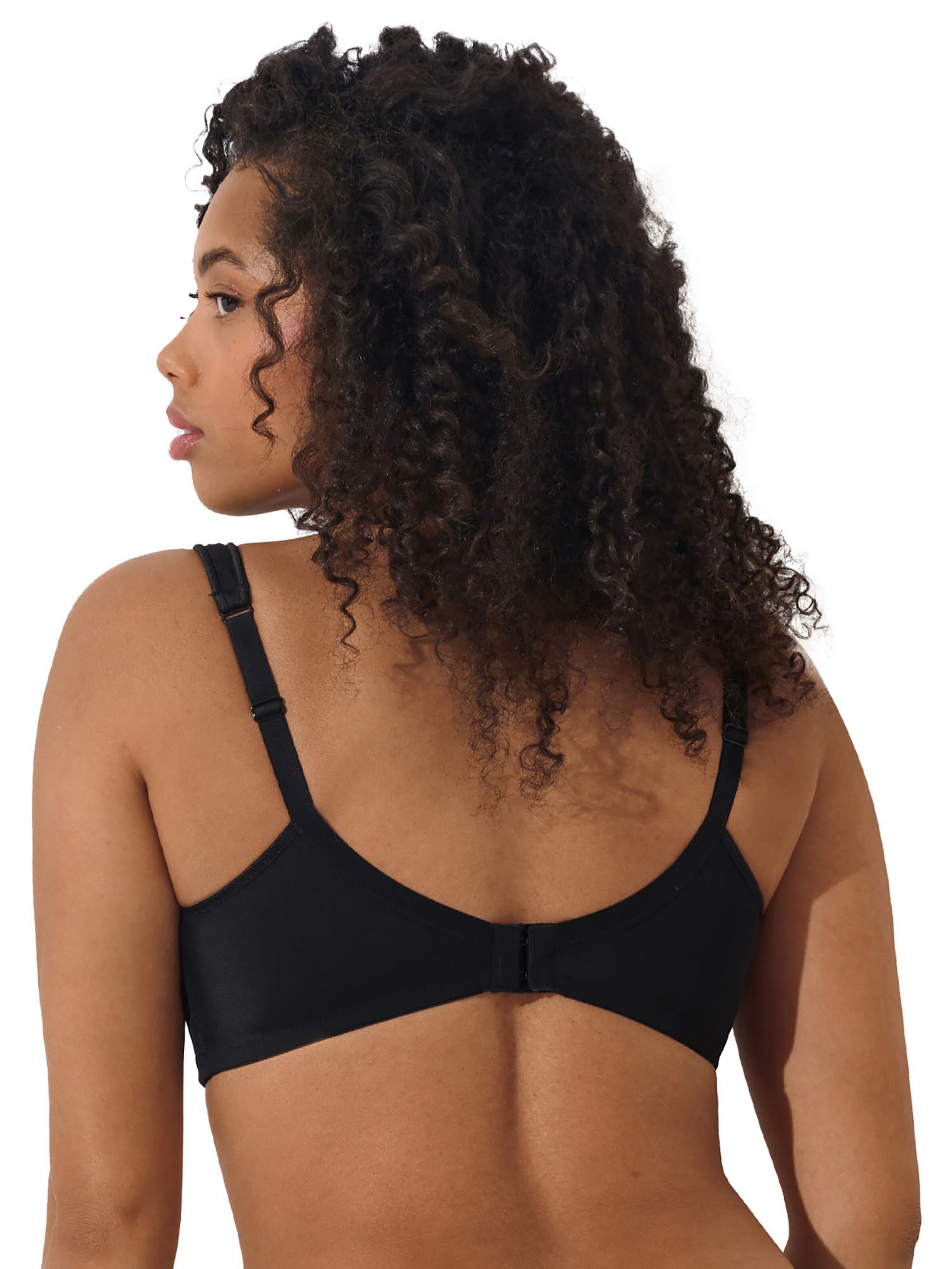 Lisca T-shirt Bra 'Victoria' in Black