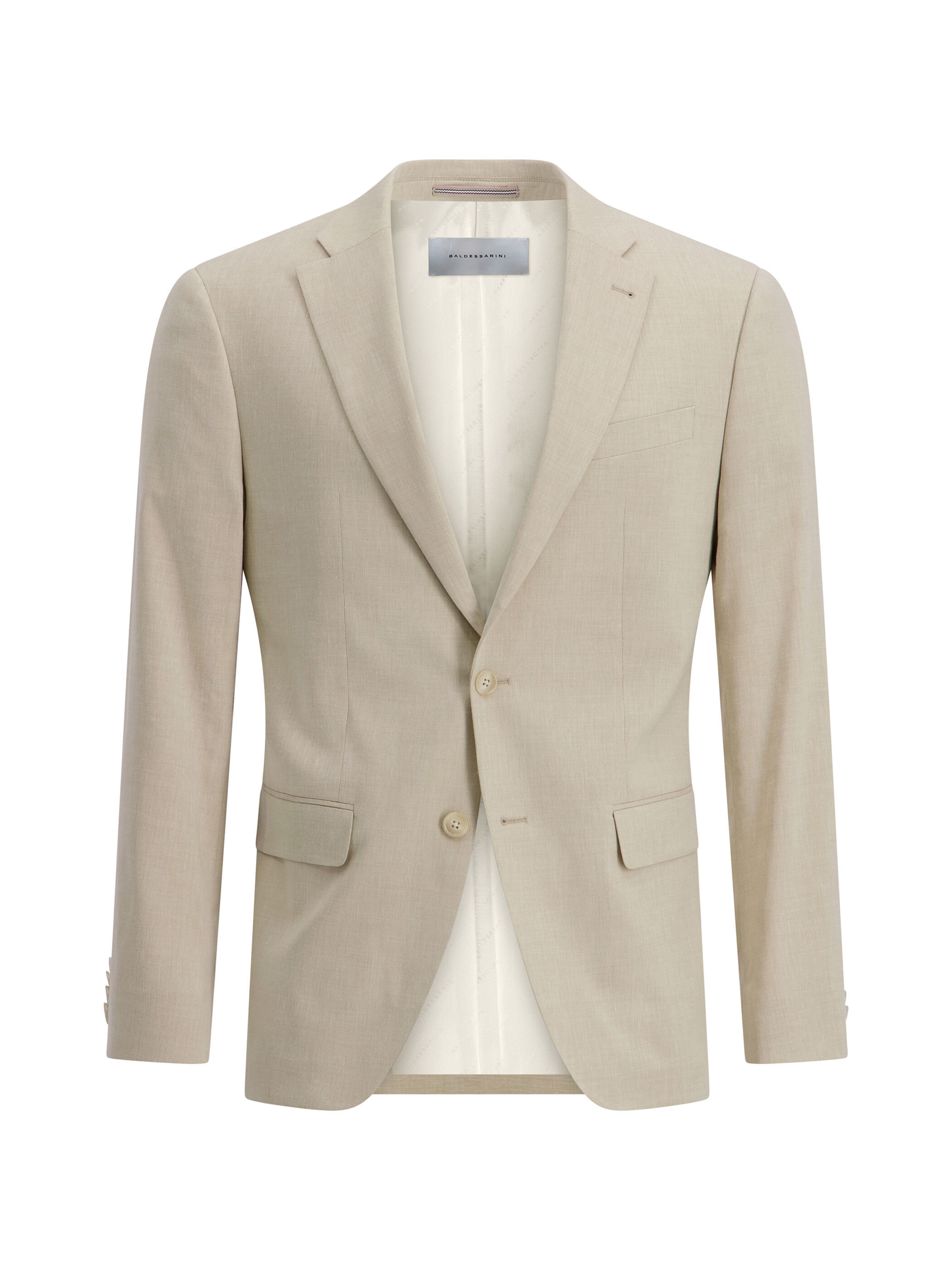Coupe slim Veste de costume 'Grant' PIERRE CARDIN en beige : devant