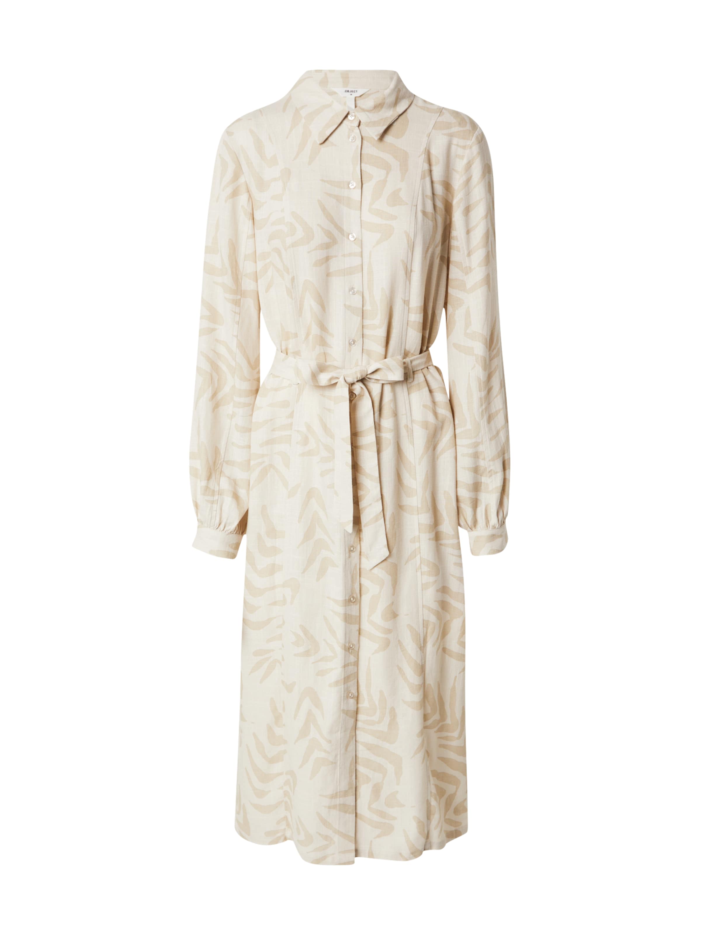 OBJECT Blusekjole 'MIRA' i beige: forside