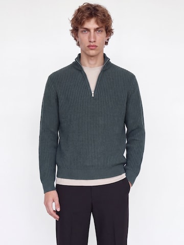 JACK & JONES Pullover 'JJSage' i grå: forside