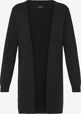 Oxmo Strickjacke ' OXAIDA LONG ' in Schwarz: Vorderseite