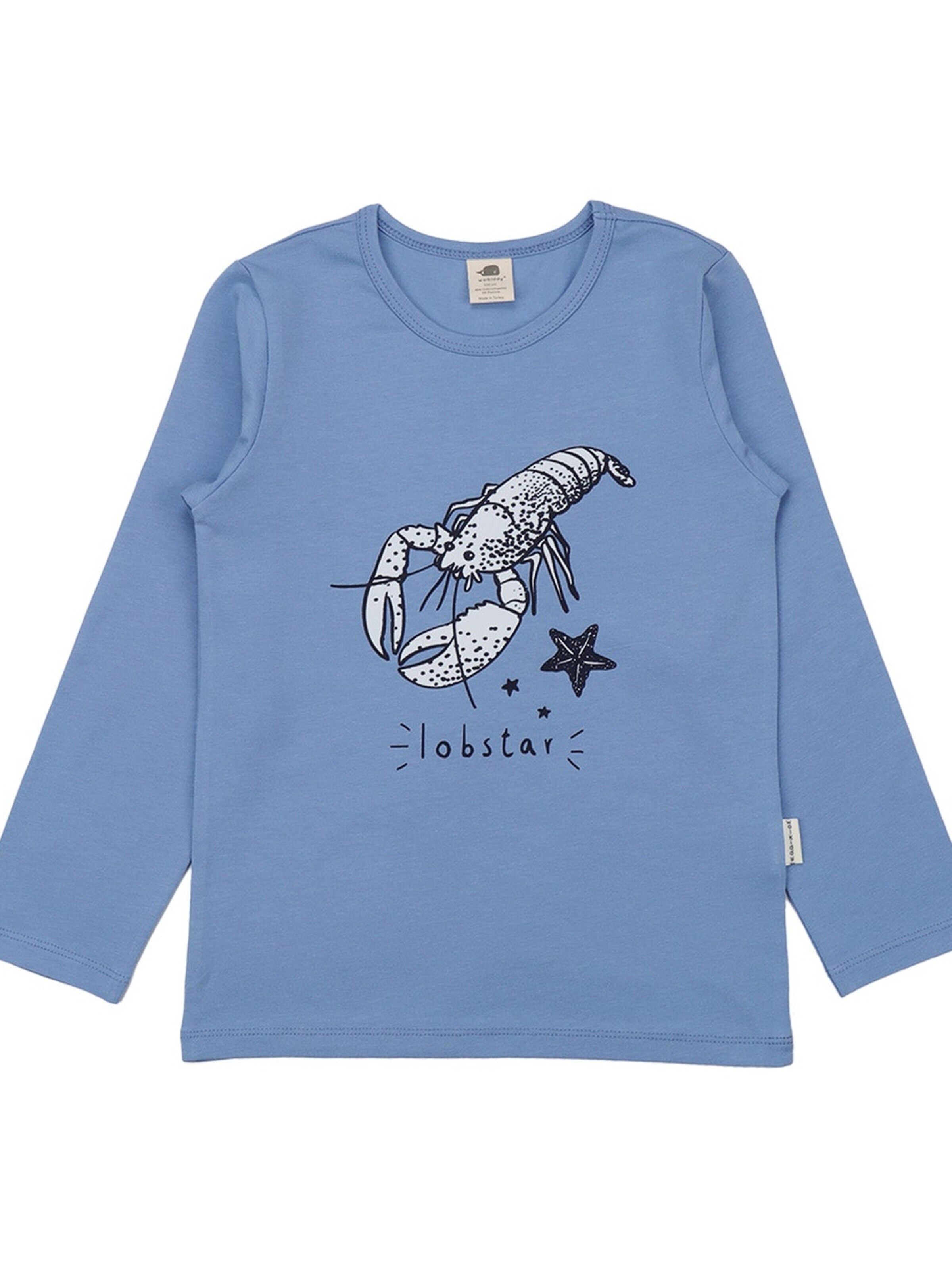 Walkiddy Shirt 'Walkiddy - Underwater World Shirt' in 104 in Blue, Item view