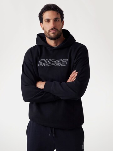 GUESS Sweatshirt in Black: front