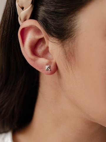 Hey Happiness - Pendientes 'Magic Toadstool' en plata