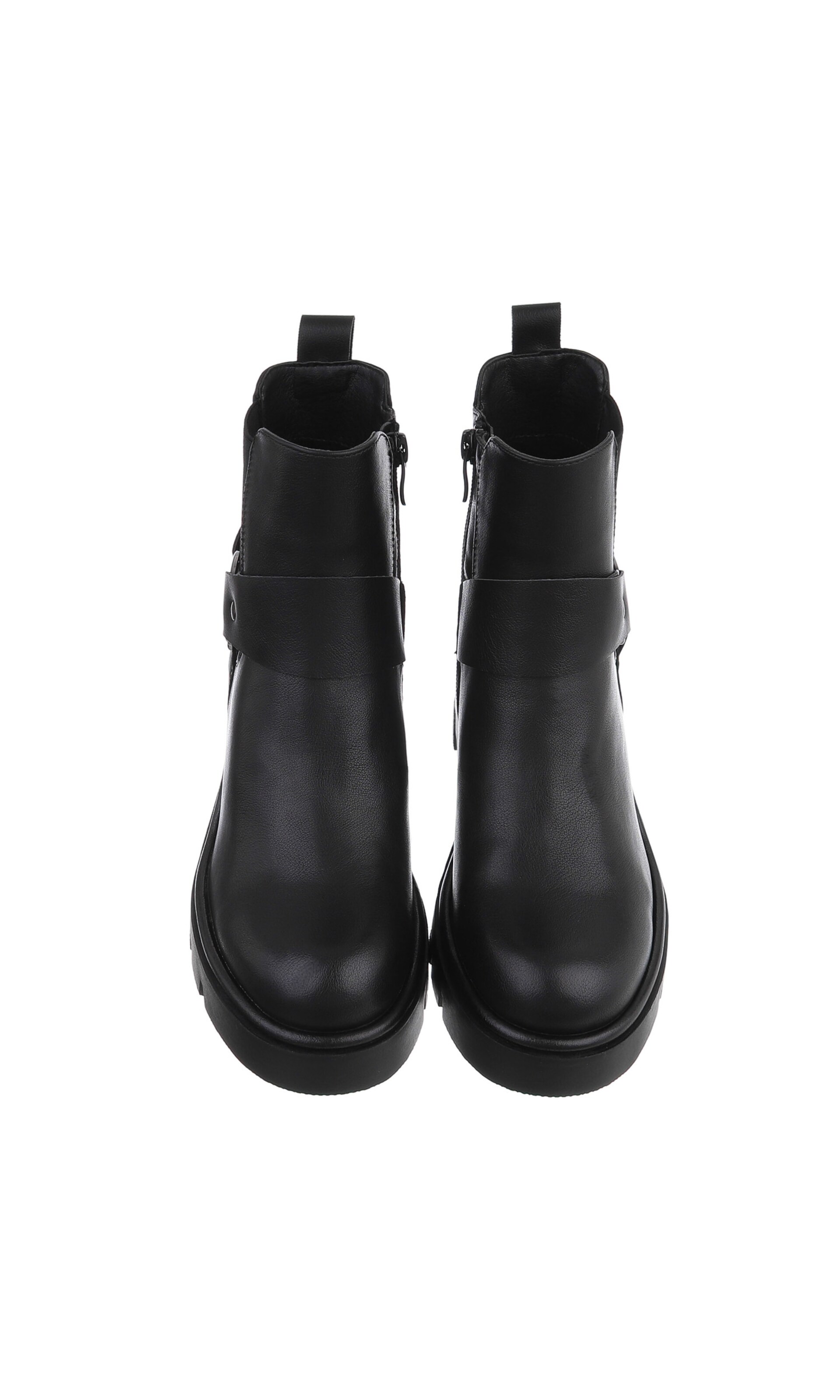 Ital-Design Stiefelette in Schwarz