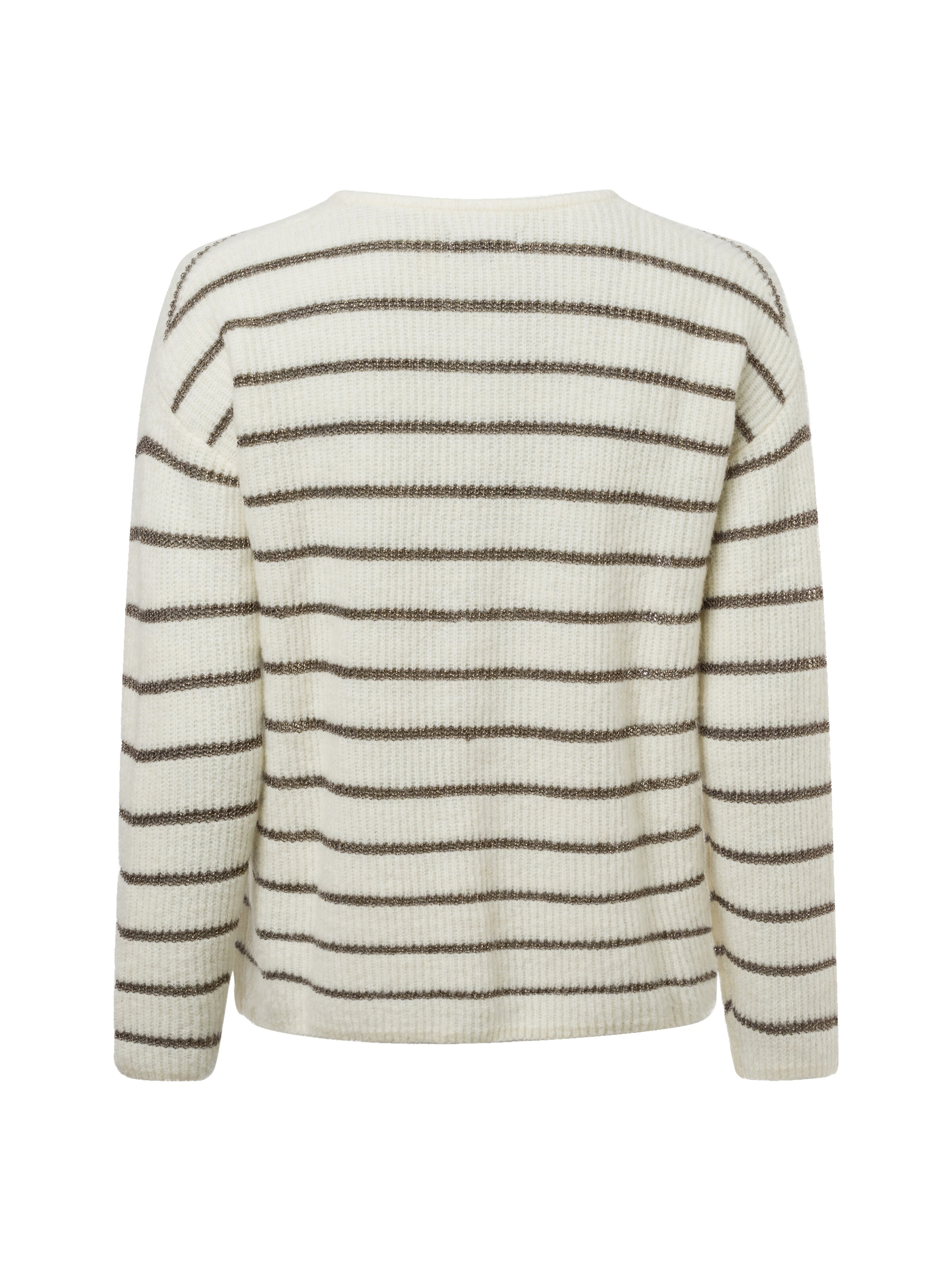 Marie Lund Gebreid vest 'Vipinna' in Beige