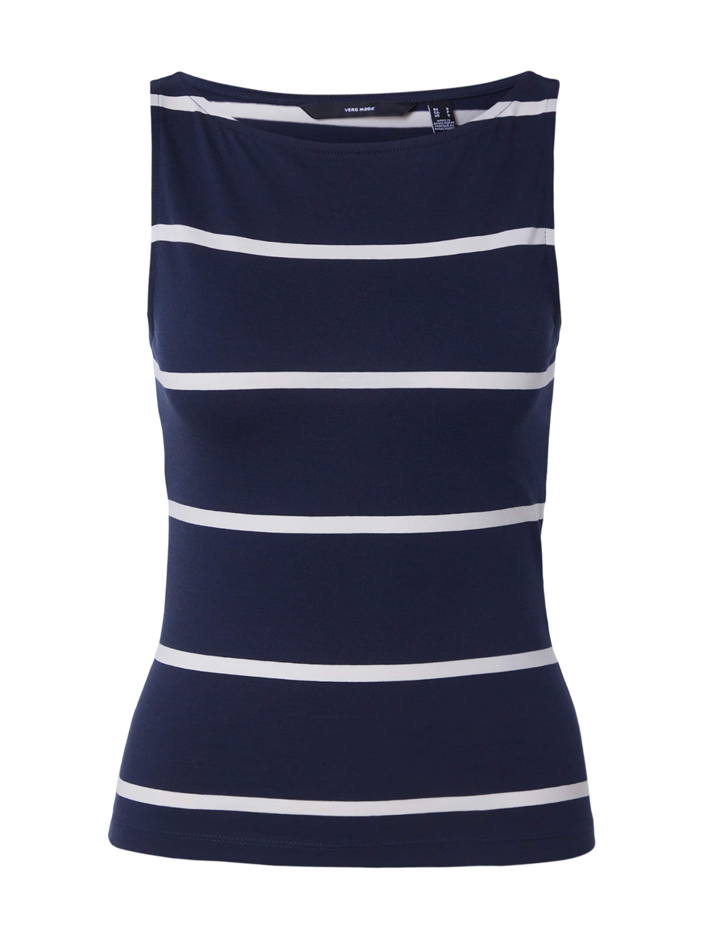 Top 'VMDINA' di VERO MODA in blu: frontale