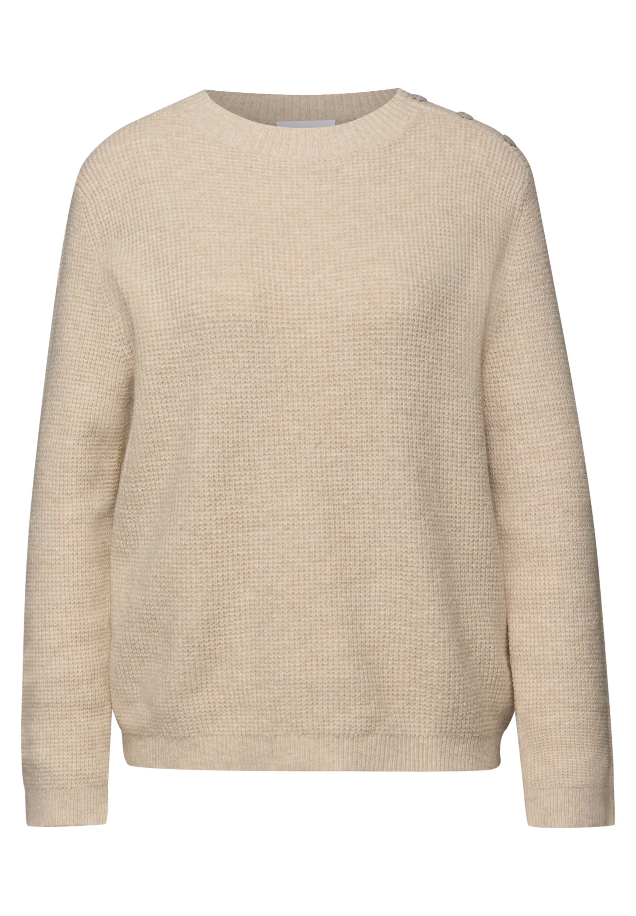 STREET ONE Pullover in Beige: Vorderseite