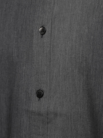 OLYMP Slim fit Button Up Shirt in Grey