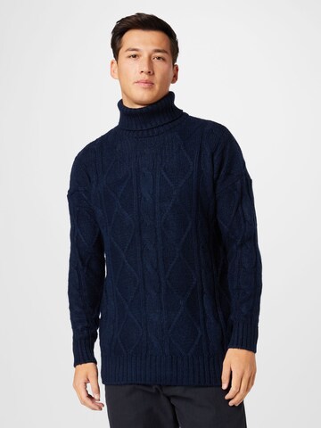 LTB Пуловер 'MIDIKI' в синьо: отпред