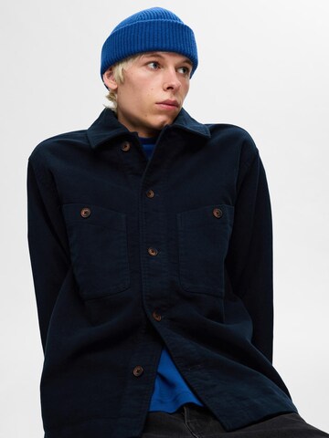 SELECTED HOMME Between-Season Jacket 'BENT' in Blue