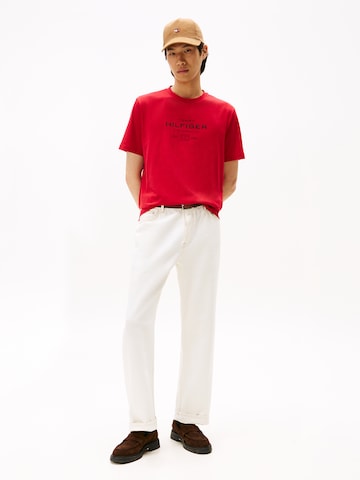 Tricou de la TOMMY HILFIGER pe roșu