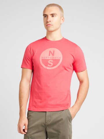North Sails T-Shirt in Orange: Vorderseite