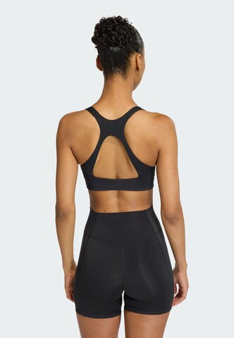 Bustier Soutien-gorge de sport 'Optime' ADIDAS PERFORMANCE en noir