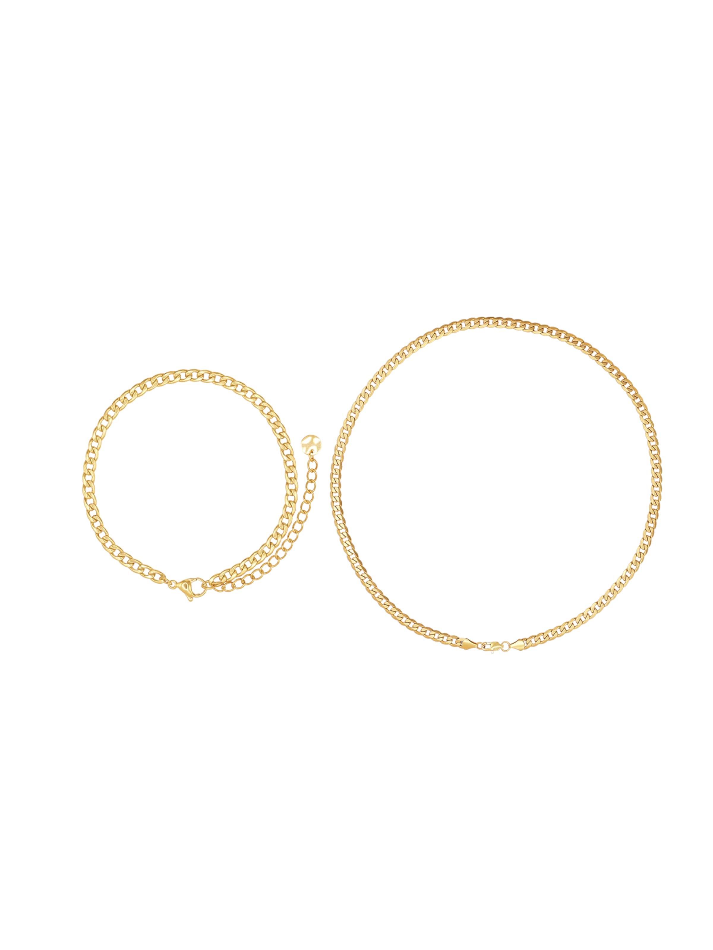 Heideman Ketting 'Mason' in Goud: voorkant