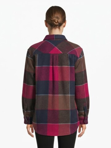 Chemisier 'Comfy Heavyweight Flannel Shirt' Radwa en rouge