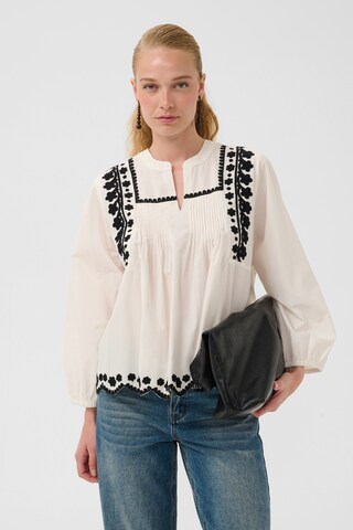CULTURE - Blusa en blanco: frente