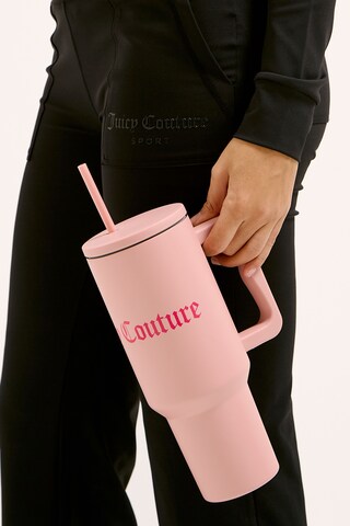 Juicy Couture Vacuum jug ' STEEL TUMBLER WITH STRAW ' in Pink