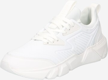 Calvin Klein - Zapatillas deportivas bajas en blanco: frente